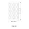 Z-Lite Harden Wall Sconce, 2-Light, 8 In.W x 4.5 In.L x 14.75 In.H, Modern Gold/White 1948-2S-MGLD - alternate 7